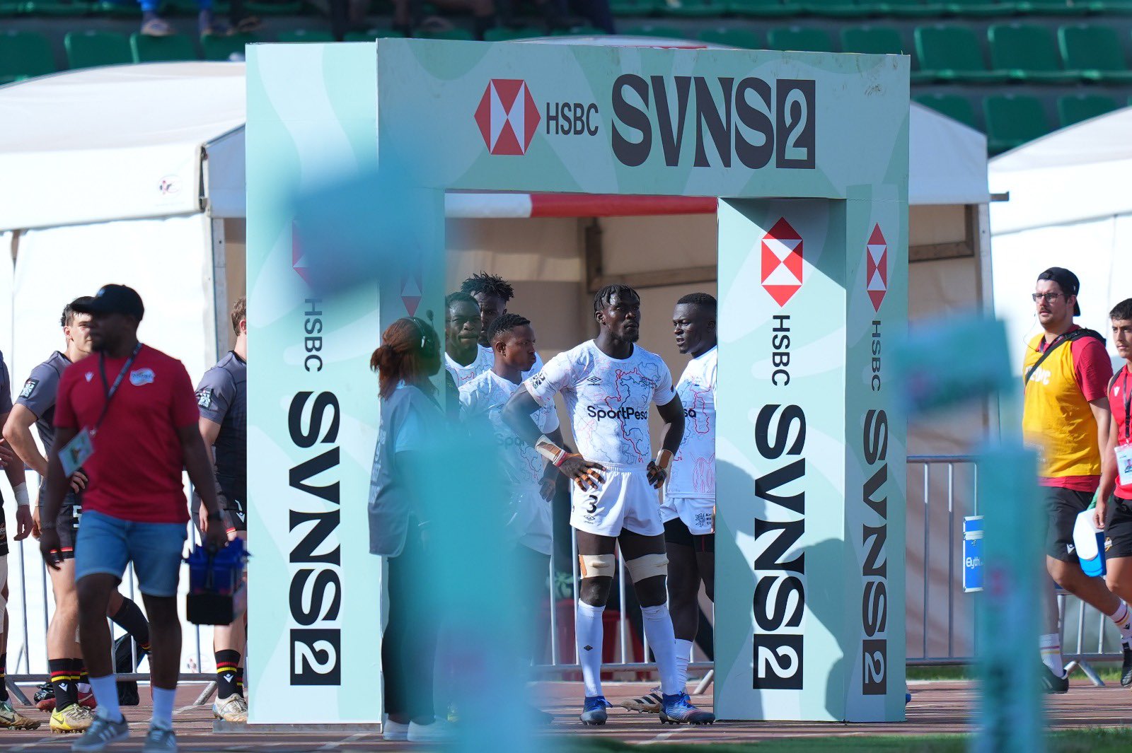 Shujaa plays the hsbc nairobi sevens.february 2026