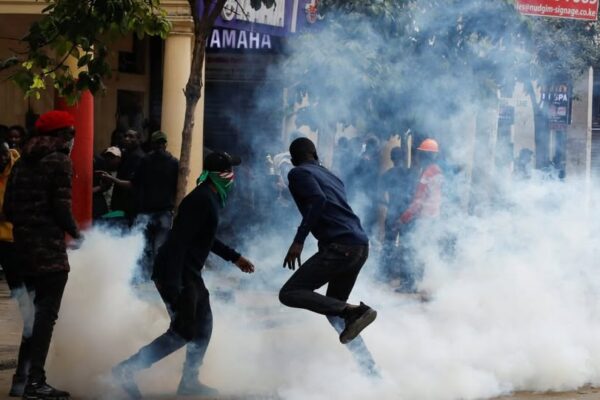 fuel price protest in Nairobi