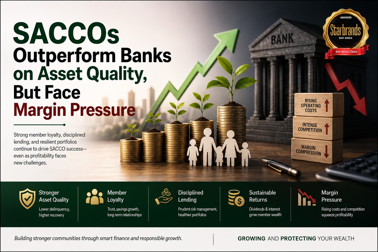 SACCOs Outperform Banks on Asset Quality as members push for lower lending rates